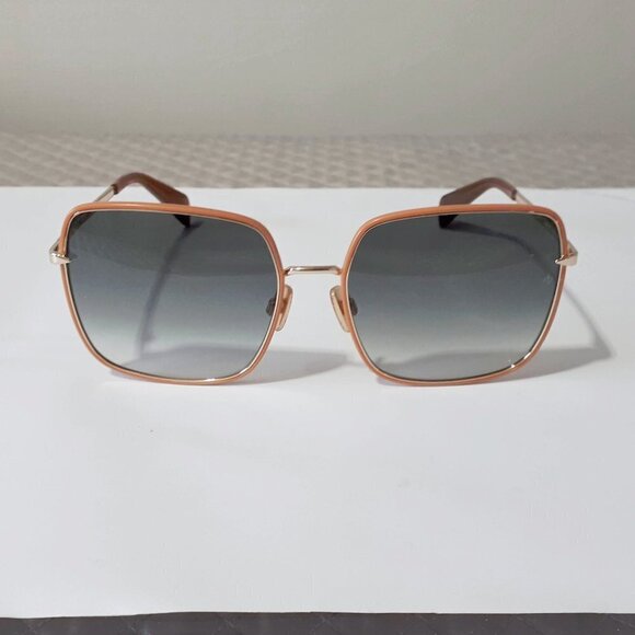 NWOT Rag & Bone brown frame & gold temple w/ greenish smoke lens sunglasses - Picture 7 of 8